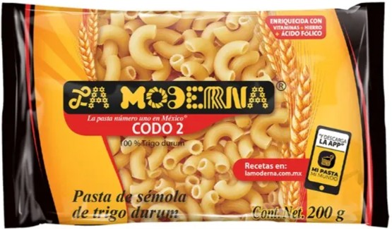 La Moderna pasta codo 2 de 200 g