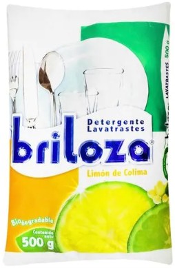 Detergente lavatrastes briloza limón 500 g