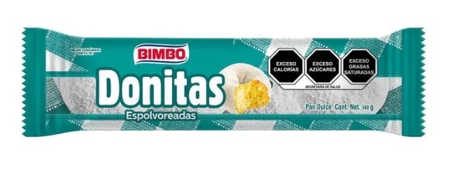 Donitas Bimbo Espolvoreadas, 140 gr.