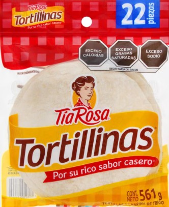 Tortillinas Tía Rosa, 22 pzas 561 gr.