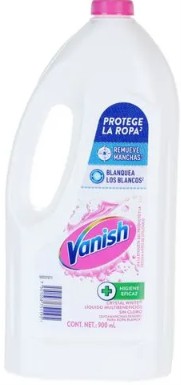 Quitamanchas Líquido Vanish para Ropa Blanca 900ml