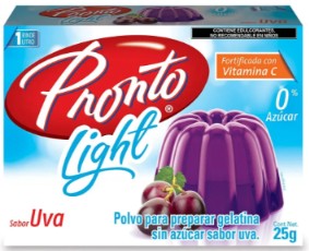 Gelatina Pronto Light Sabor Uva 25g