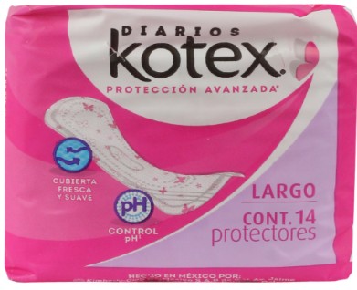 Kotex Panty Protectores 14pz