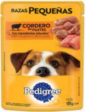 Pedigree Sobre Razas Pequeñas Cordero 100 gr