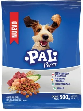 Alimento para perro Pal adulto todas las razas 500 g