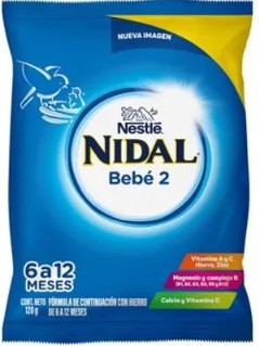 Formula nidal 2 infantil Nestle bolsa 120 g
