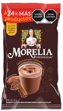 Morelia Presidencial sabor chocolate 445 g