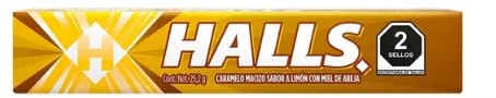 Halls miel 25.2 g