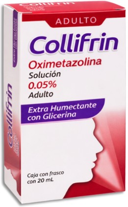 Collifrin Oximetazolina Solucion 50 mg / 100 mL Frasco con 20 mL