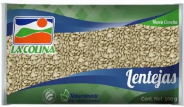 LENTEJA LA COLINA CHICA 500 GRS