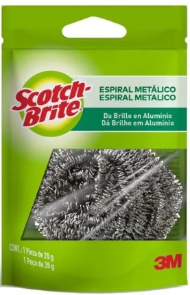 Esponja Espiral Metalica Scotch-Brite