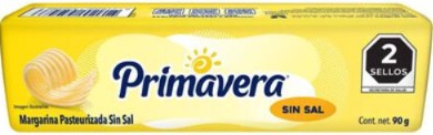 Margarina Sin Sal Primavera Cocina 90 gr